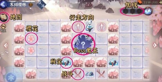 阴阳师寒绯樱林怎么过