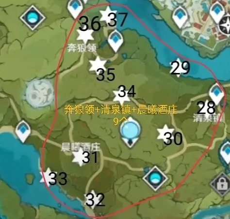 原神风神瞳位置大全