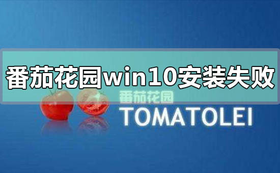 番茄花园安装win10无法安装