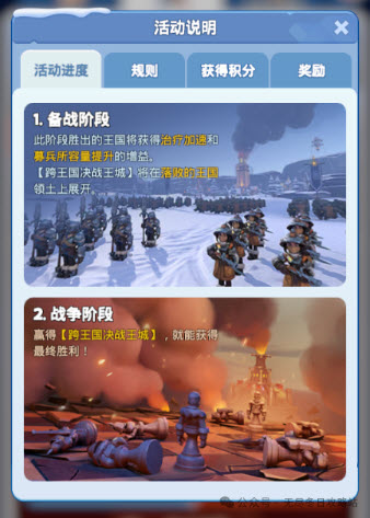 《无尽冬日》最强王国战争开启时间