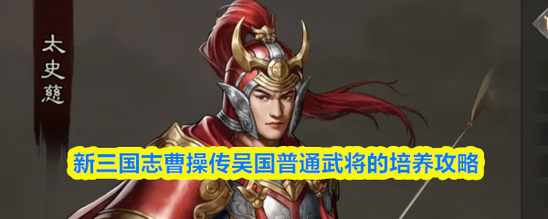 新三国志曹操传吴国普通武将的培养攻略